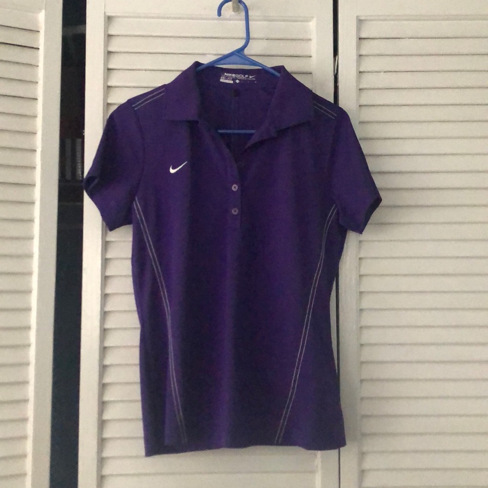 Purple golf top